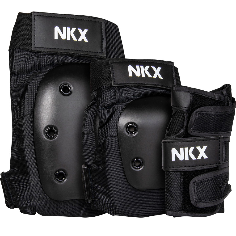 NKX 3er-Pack Pro Schutz-set - Knieschützer, Ellenbogenschützer und Handgelenkschützer