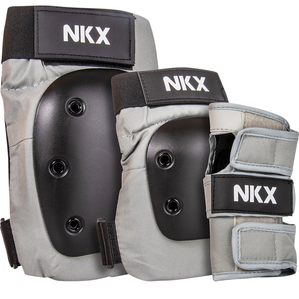 NKX 3er-Pack Pro Schutz-set - Knieschützer, Ellenbogenschützer und Handgelenkschützer