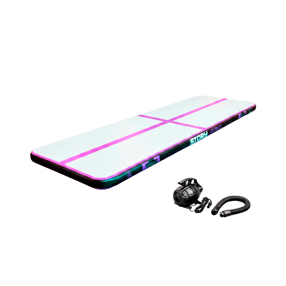 Story Airtrack 3m x 1m x 10cm | Lila/Schwarz | 3m x 1m x 10cm | EuroSkateShop