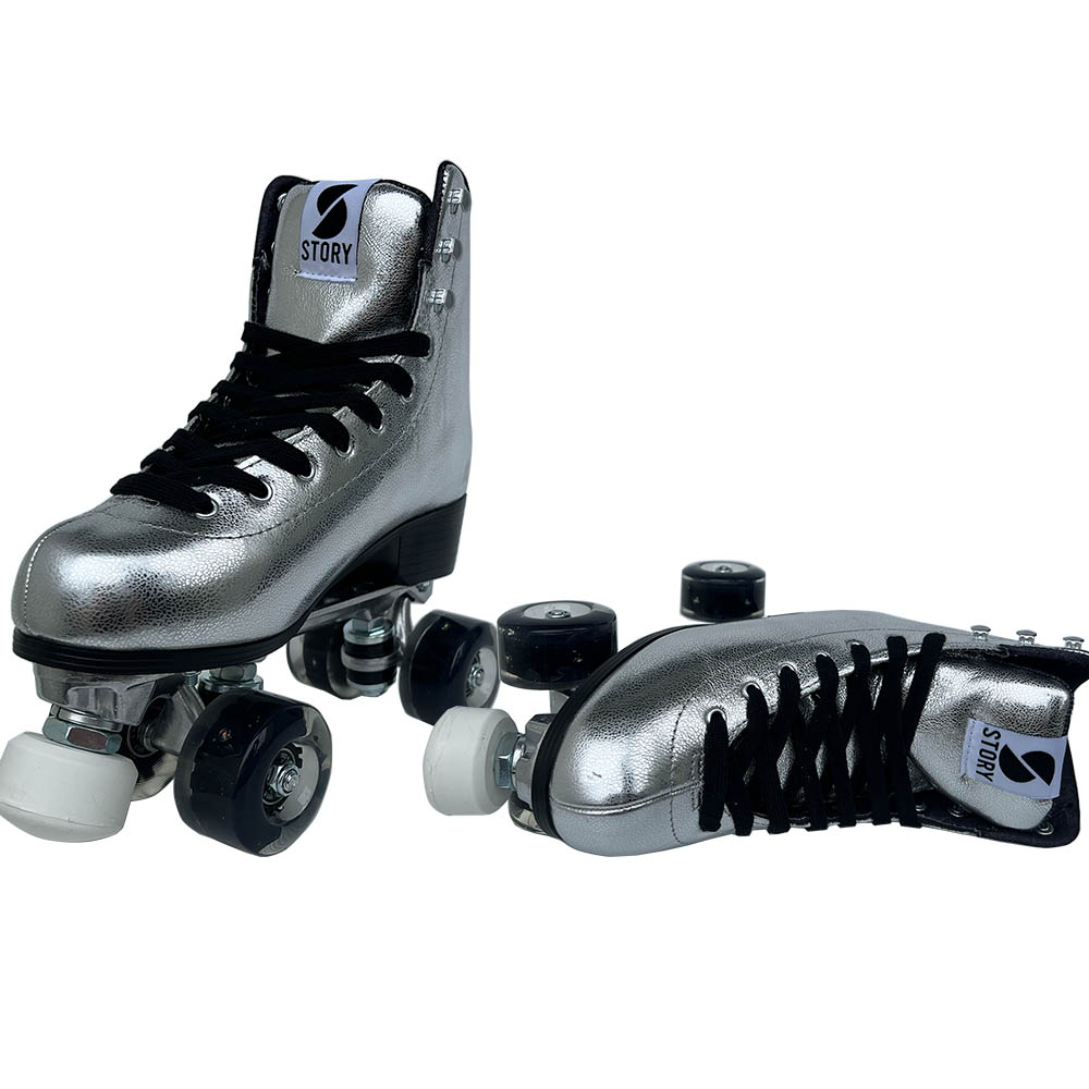Story Disco Wildleder Rollschuhe