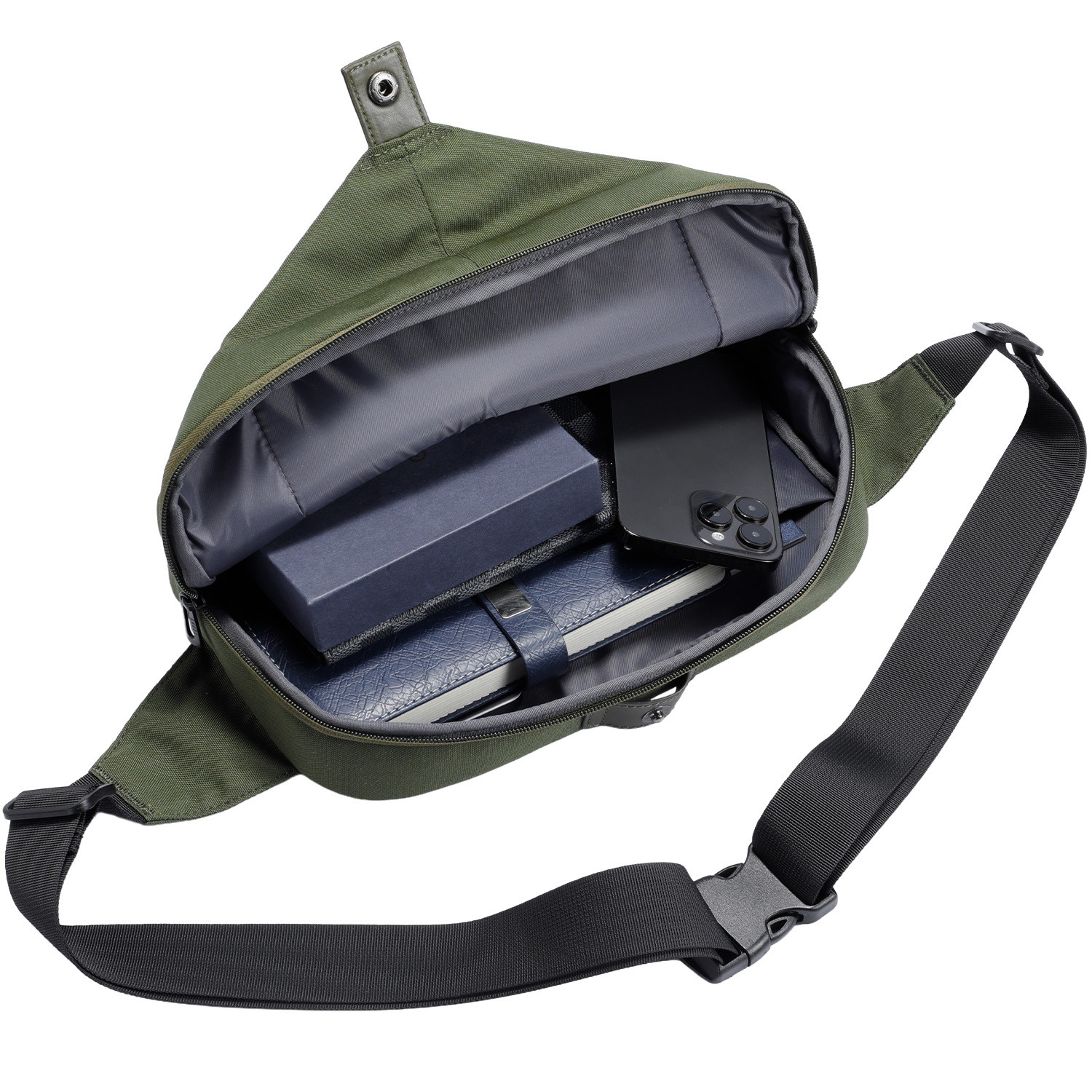 Annox Ecosmart Sling Bag – Wasserabweisende Tasche aus upgecyceltem Material für Stunt Scooter, Skateboard & Rollschuhe