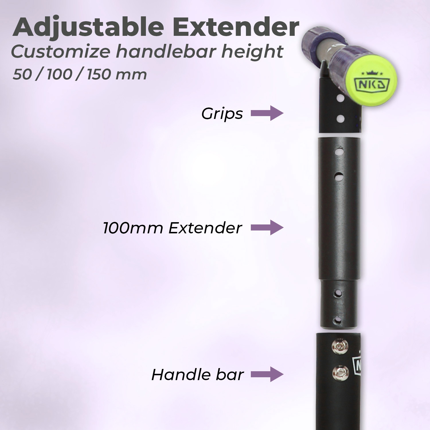 NKD Pro 7.5" Trampolin Stunt Scooter