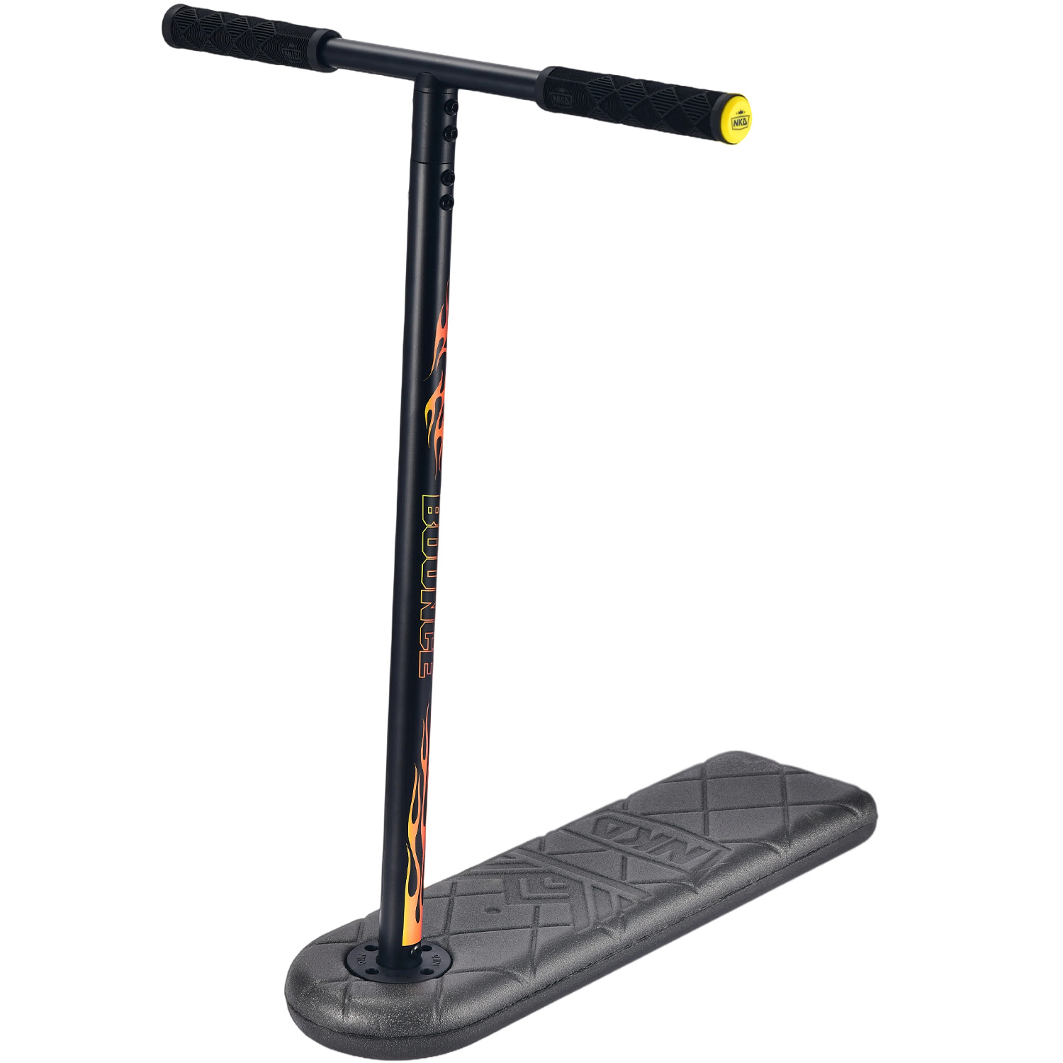 NKD Bounce Trampolin Scooter - Schwarzgelb - 69-74 cm