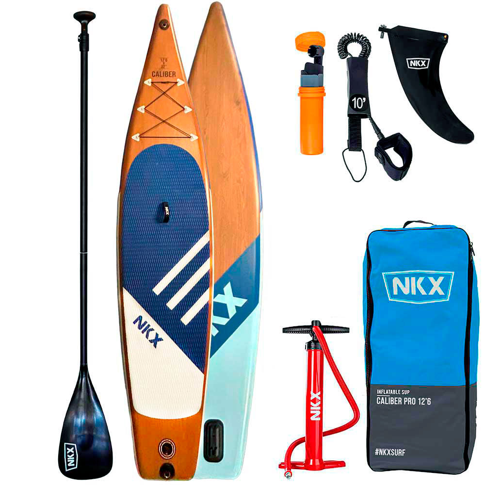NKX Caliber Aufblasbaren SUP | Hellblau | 12'6 | EuroSkateShop