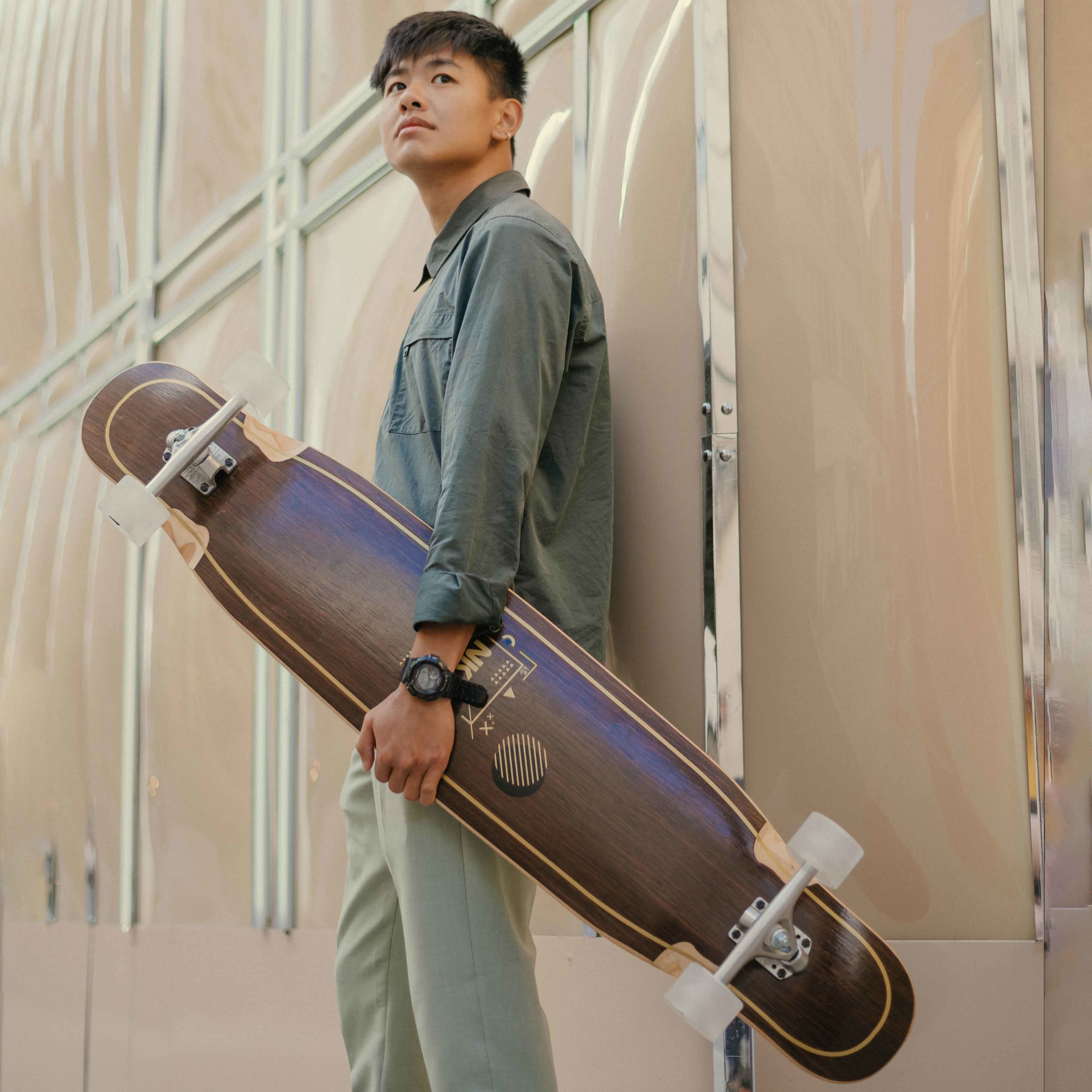 NKX Geometric Dancing Longboard
