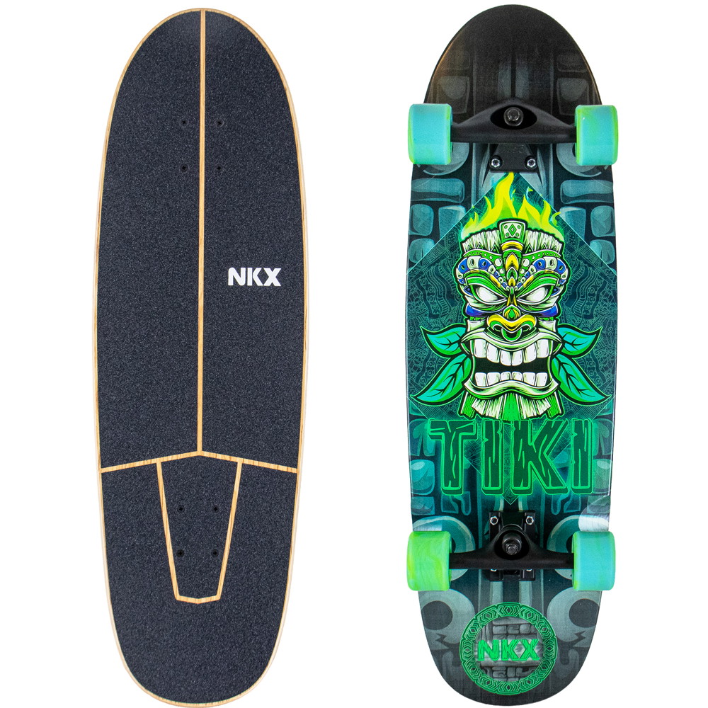 NKX Tiki Series Surfskate | Grün | 82,55 cm | EuroSkateShop