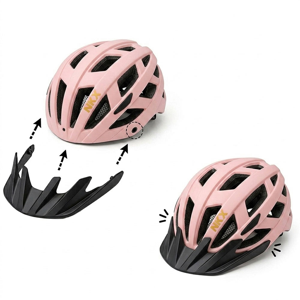 NKX City LED Fahrradhelm mit integriertem Licht