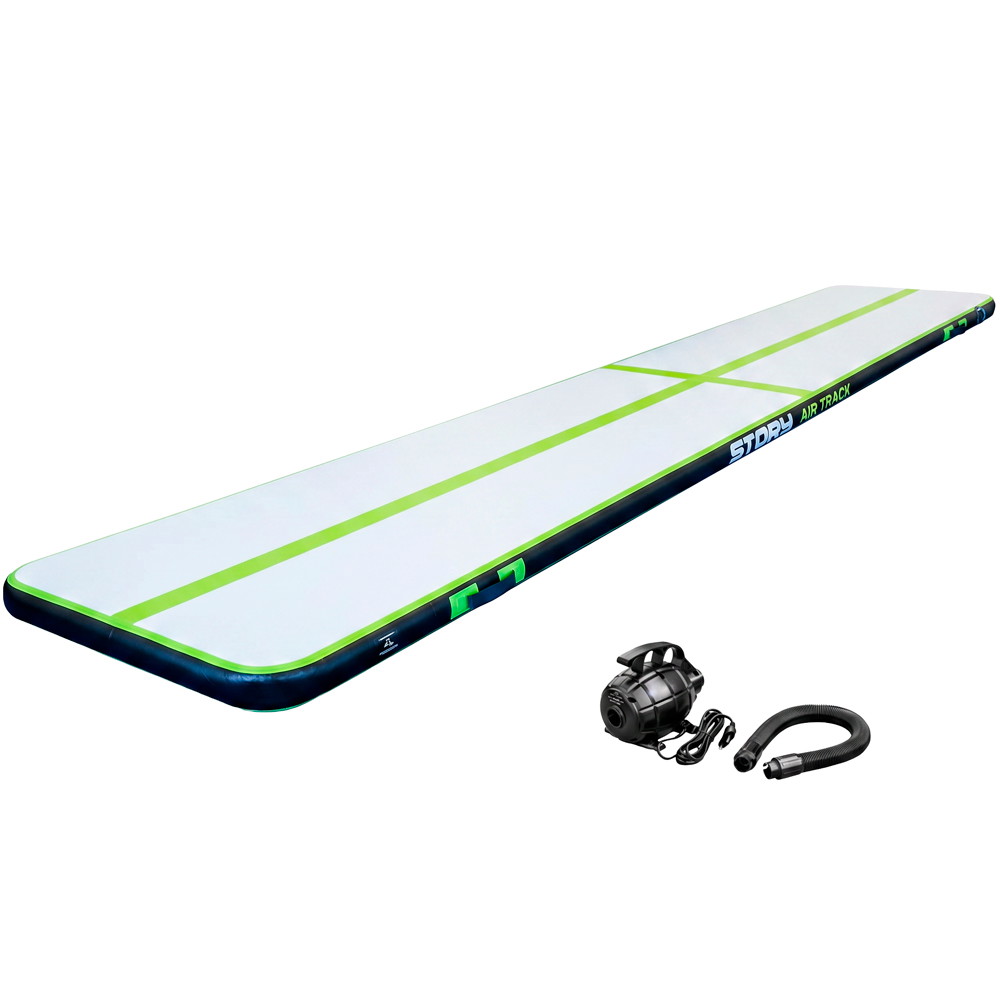 Story Airtrack 6m x 1m x 10cm | Grün/Schwarz | 6m x 1m x 10cm | EuroSkateShop