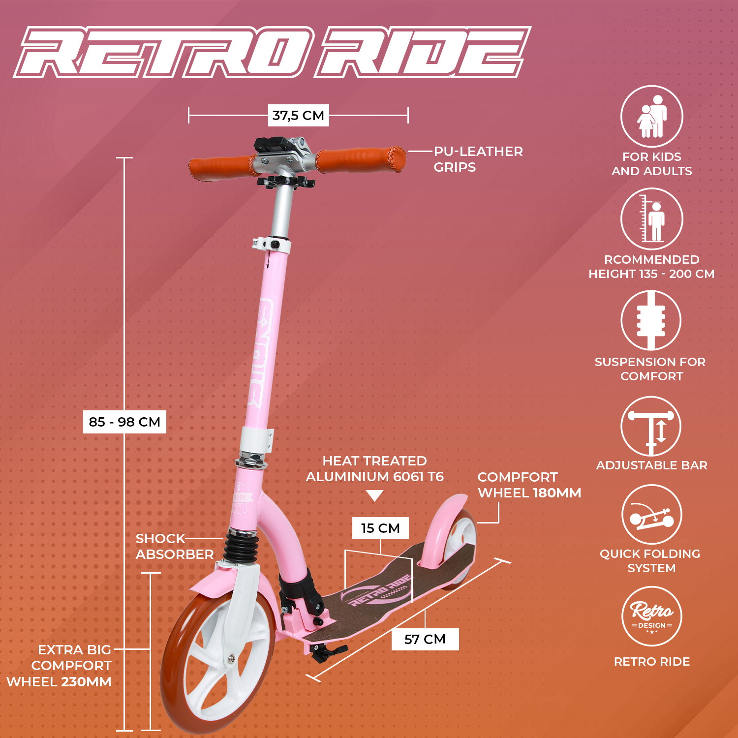 Story Retro Ride Cityroller
