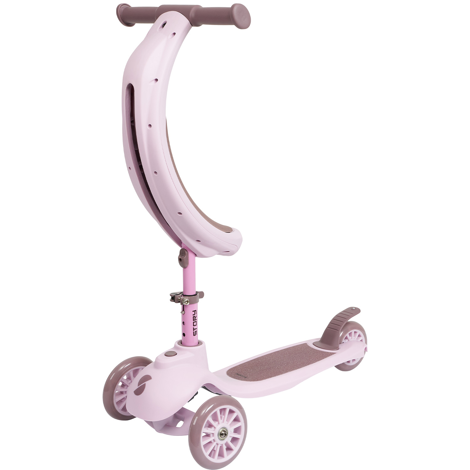 Story 4in1 LED Kinderroller mit 3 Rädern
