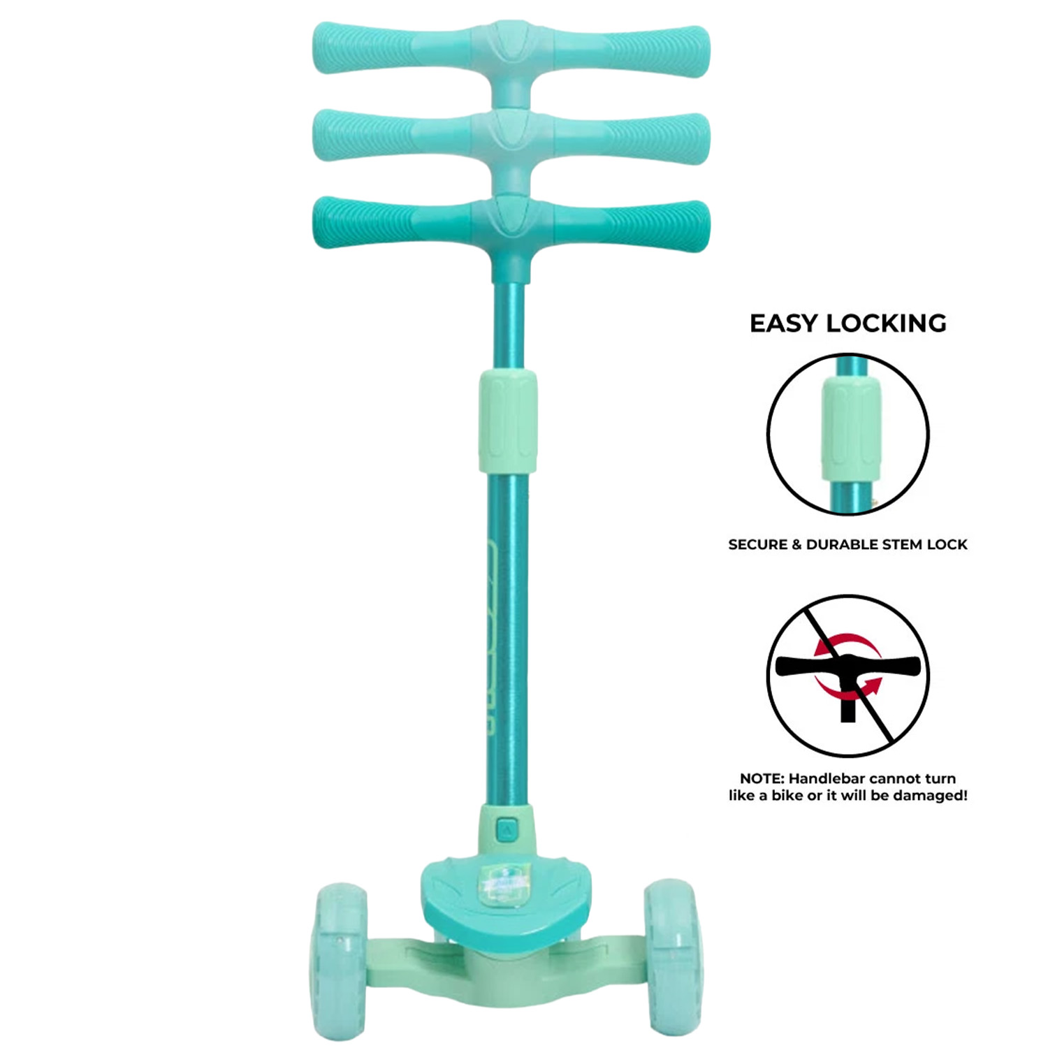 Story Mini Friends LED Deluxe 3-Rad Kinderroller