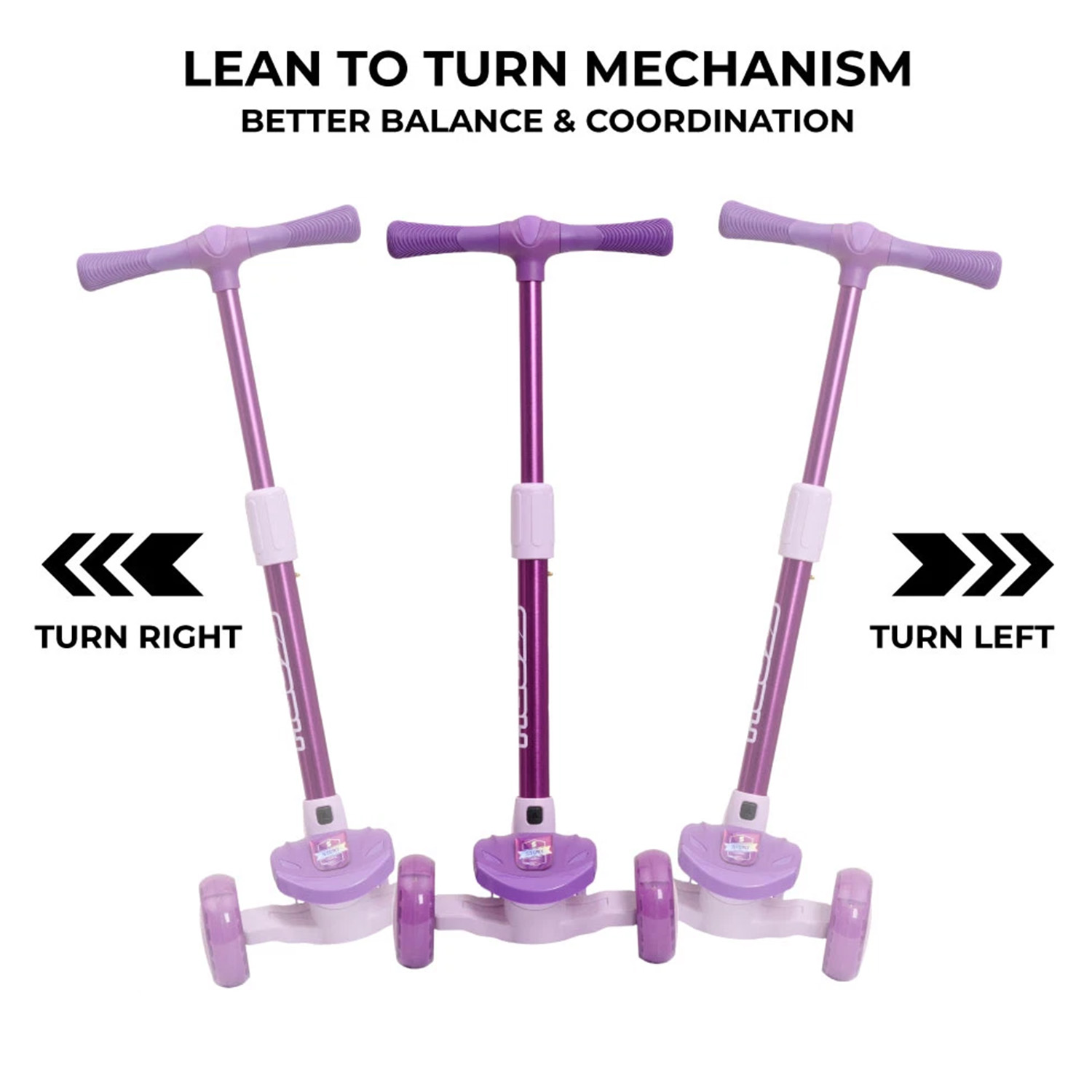 Story Mini Friends LED Deluxe 3-Rad Kinderroller