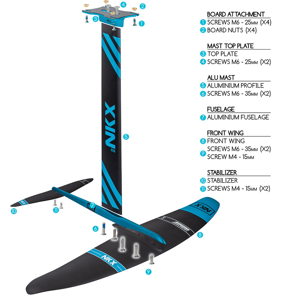 NKX Drifter V2 Hydrofoil