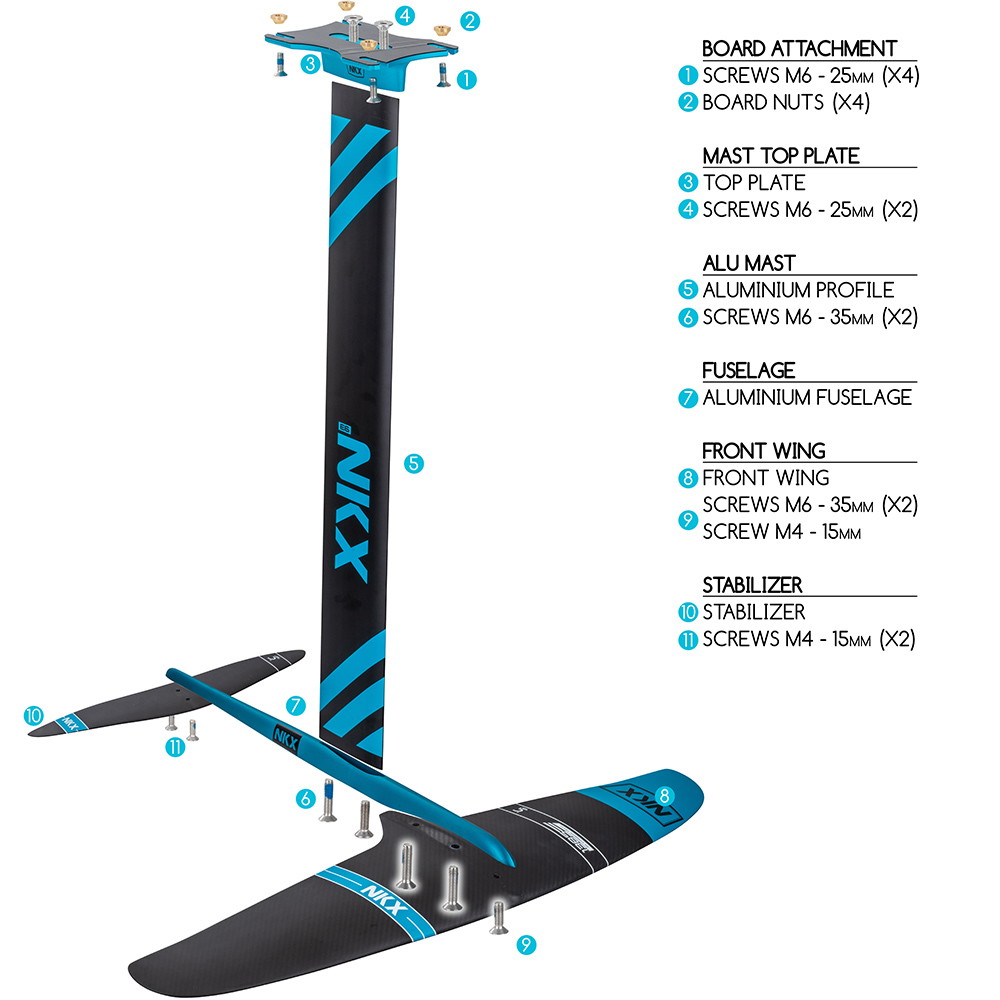 NKX Drifter V2 Hydrofoil