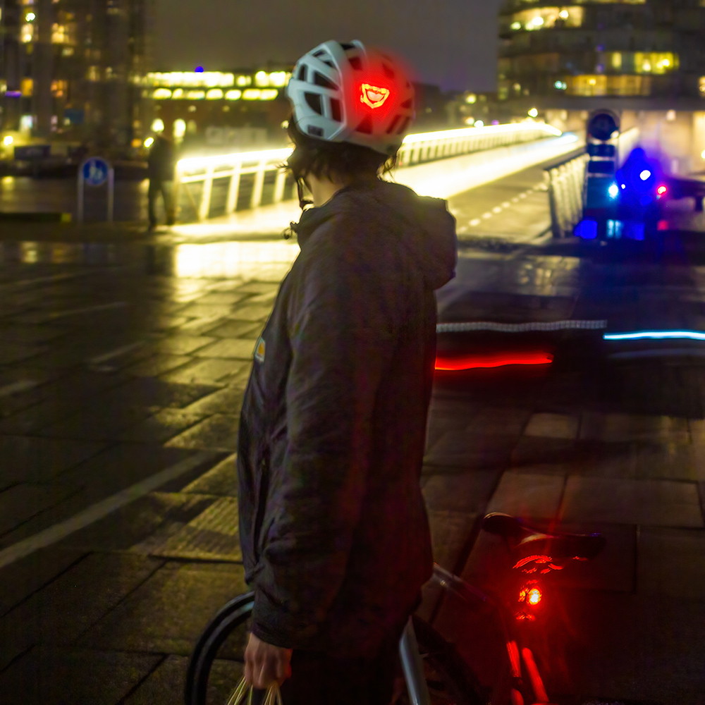 NKX City LED Fahrradhelm mit integriertem Licht