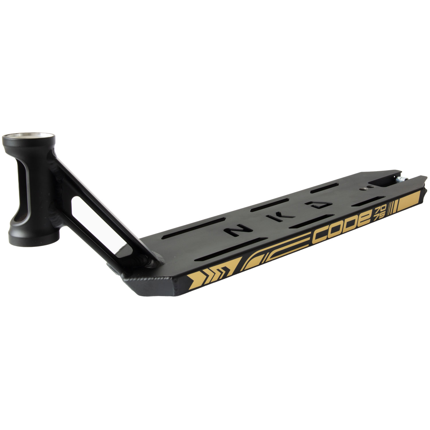 NKD Code 7075 Deck | Schwarz/Gold | 470 mm | EuroSkateShop