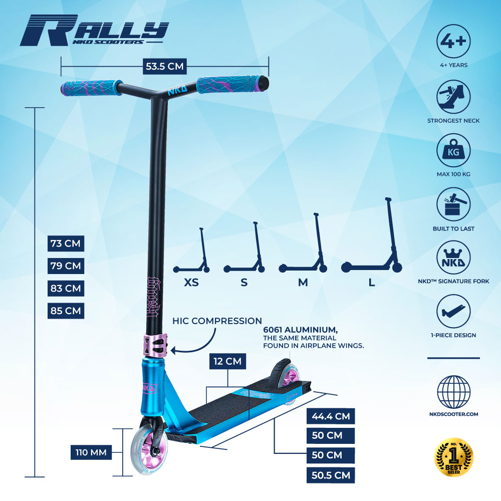 NKD Rally Stunt Scooter