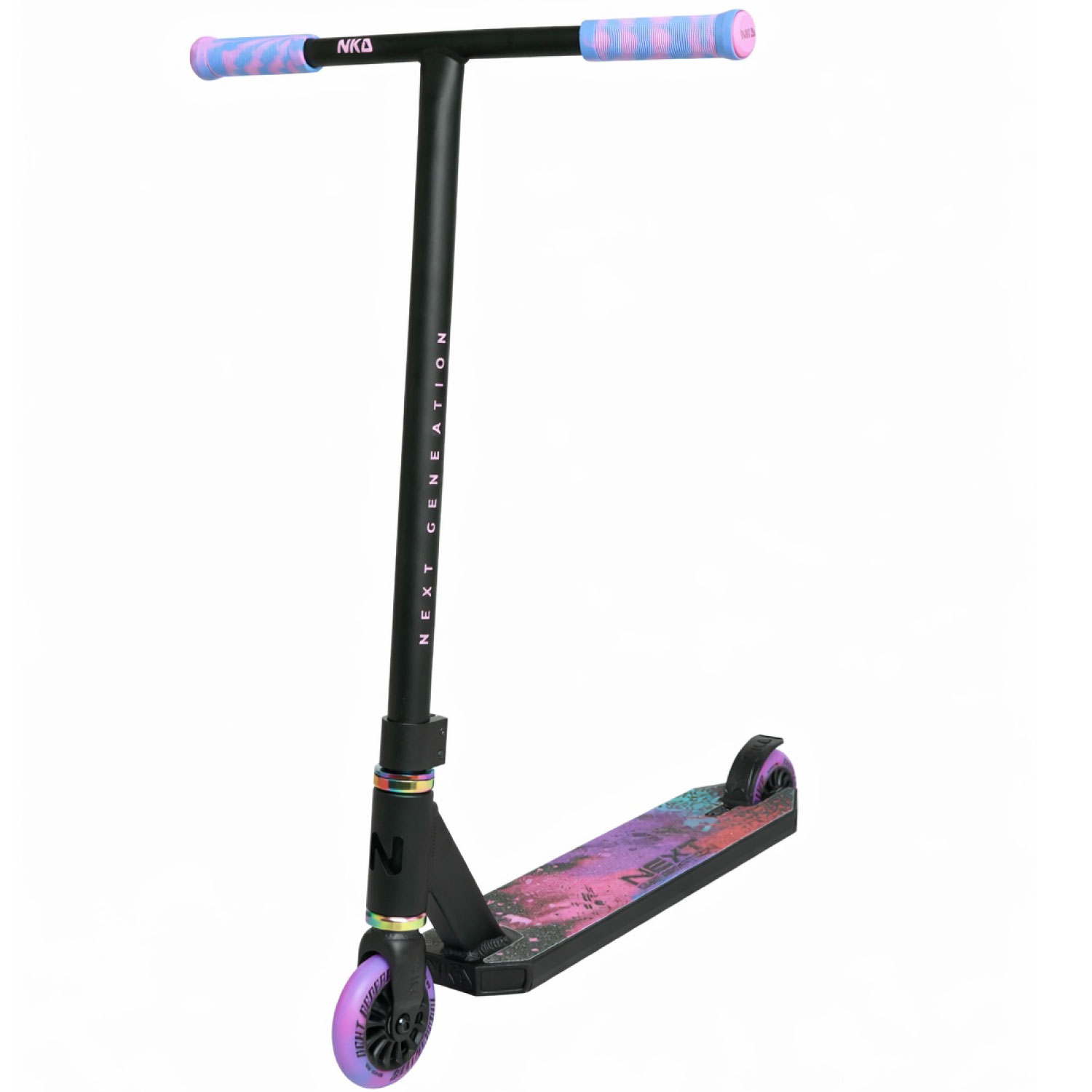 NKD Next Generation Stunt Scooter | Schwarz/Rosa | 79.4 cm | EuroSkateShop
