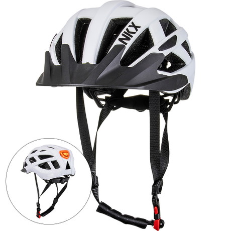 NKX City LED Fahrradhelm mit integriertem Licht