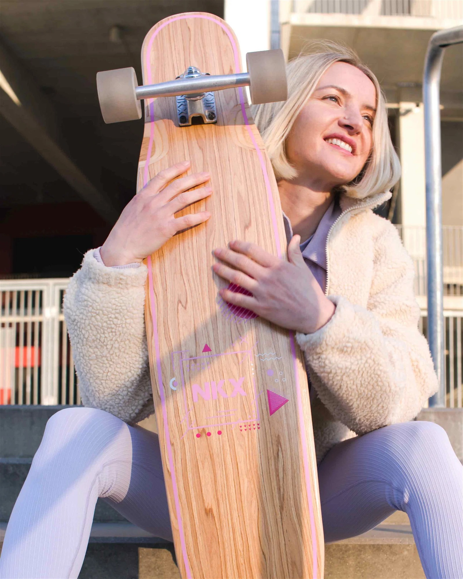 NKX Geometric Dancing Longboard