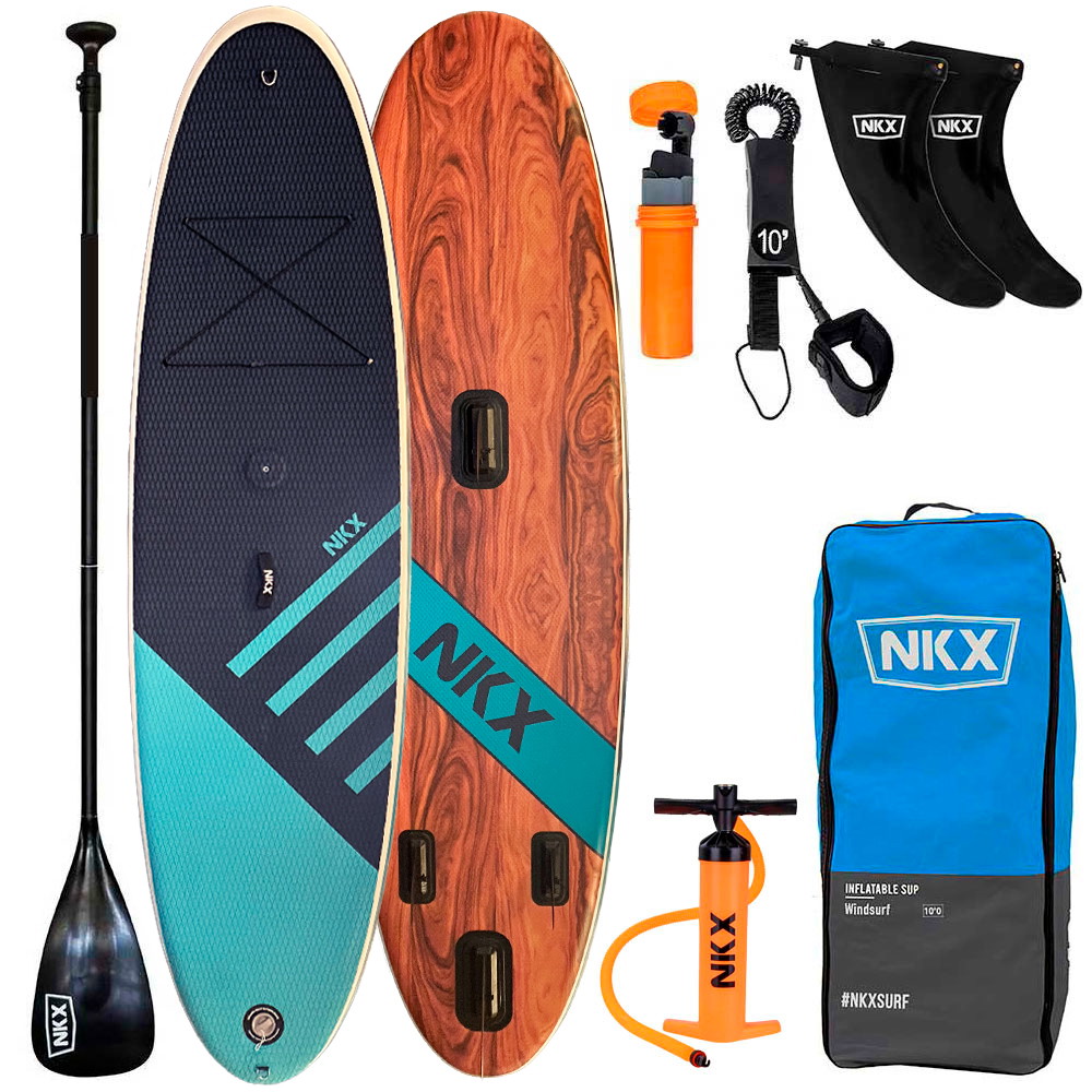 NKX Windsurf Aufblasbaren SUP | Dunkelblau | 10'8 | EuroSkateShop