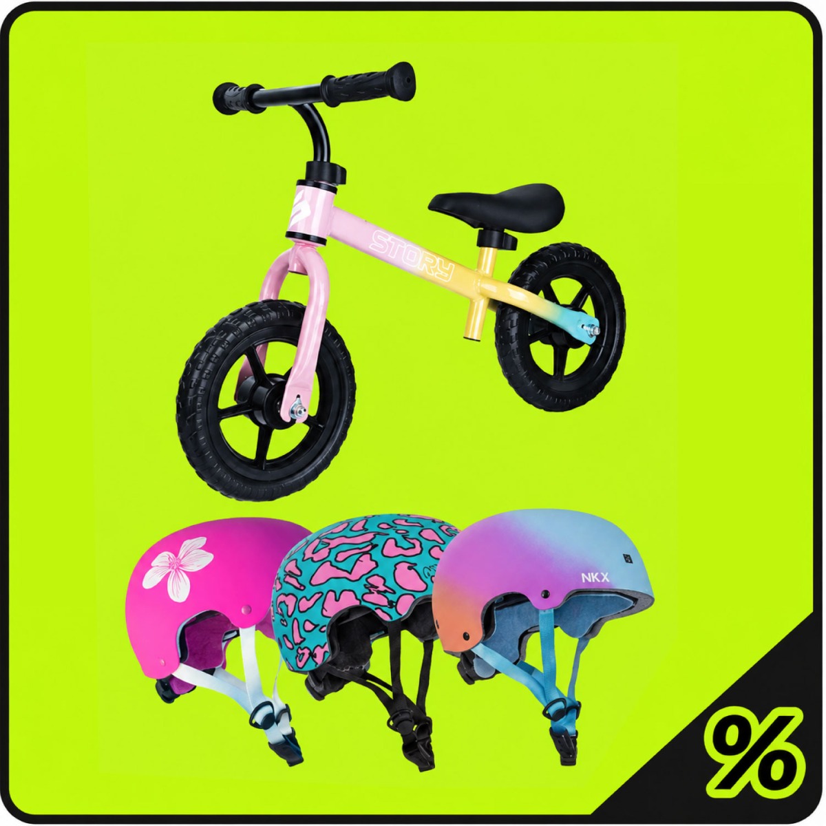 10% extra Rabatt Laufräder + Helm 1-4 Jahre