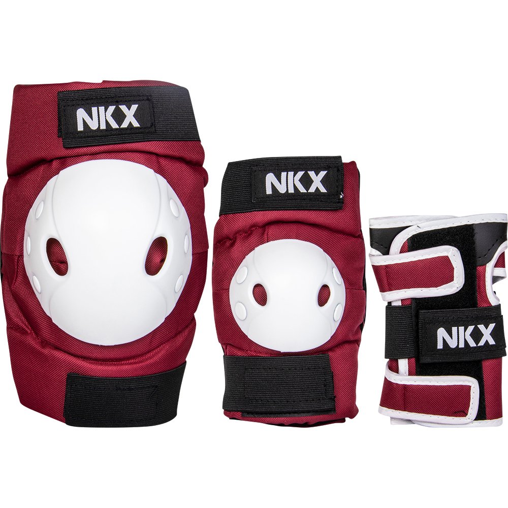 NKX 3er-Pack Pro Kinder Schutz-set - Knieschützer, Ellenbogenschützer und Handgelenkschützer