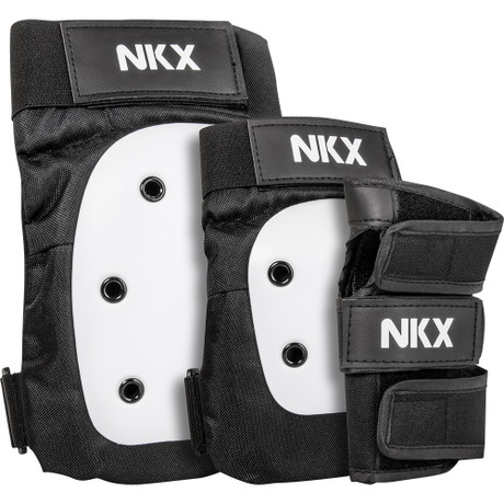 NKX 3er-Pack Pro Schutz-set - Knieschützer, Ellenbogenschützer und Handgelenkschützer