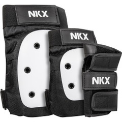 NKX 3er-Pack Pro Schutz-set - Knieschützer, Ellenbogenschützer und Handgelenkschützer