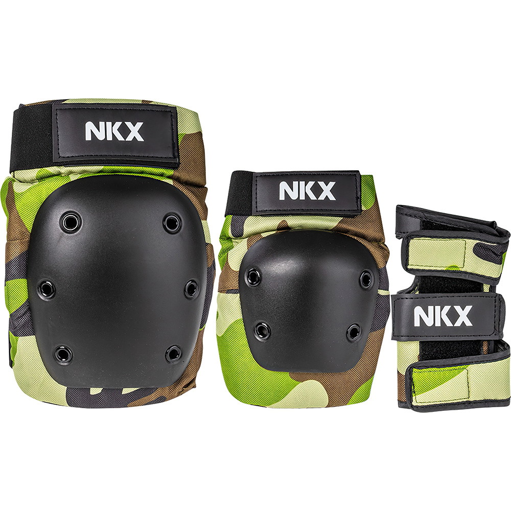 NKX 3er-Pack Pro Schutz-set - Knieschützer, Ellenbogenschützer und Handgelenkschützer
