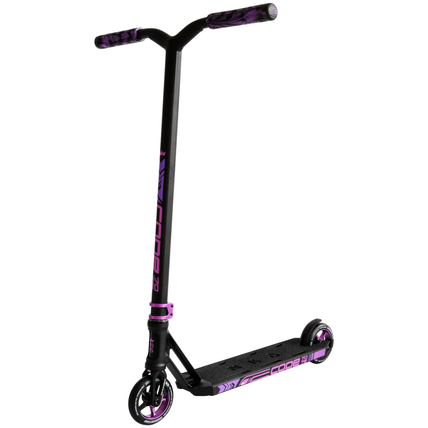 NKD Code 7075 Stunt Scooter | Schwarzlila | 86 cm | EuroSkateShop