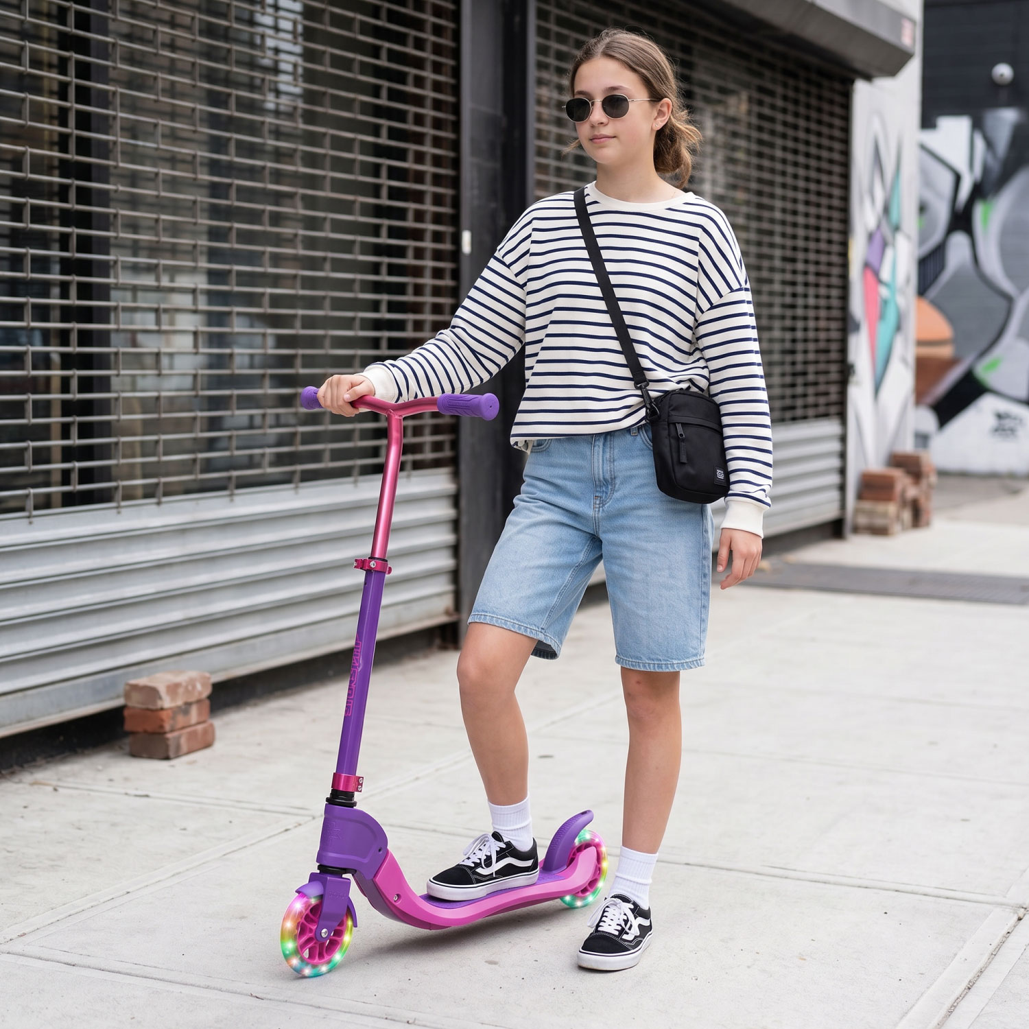 Story Flip Klappbarer LED Scooter