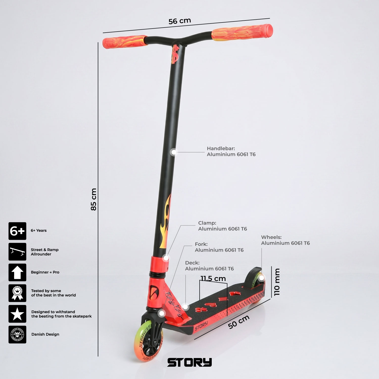 Story High Roller Air Stunt Scooter