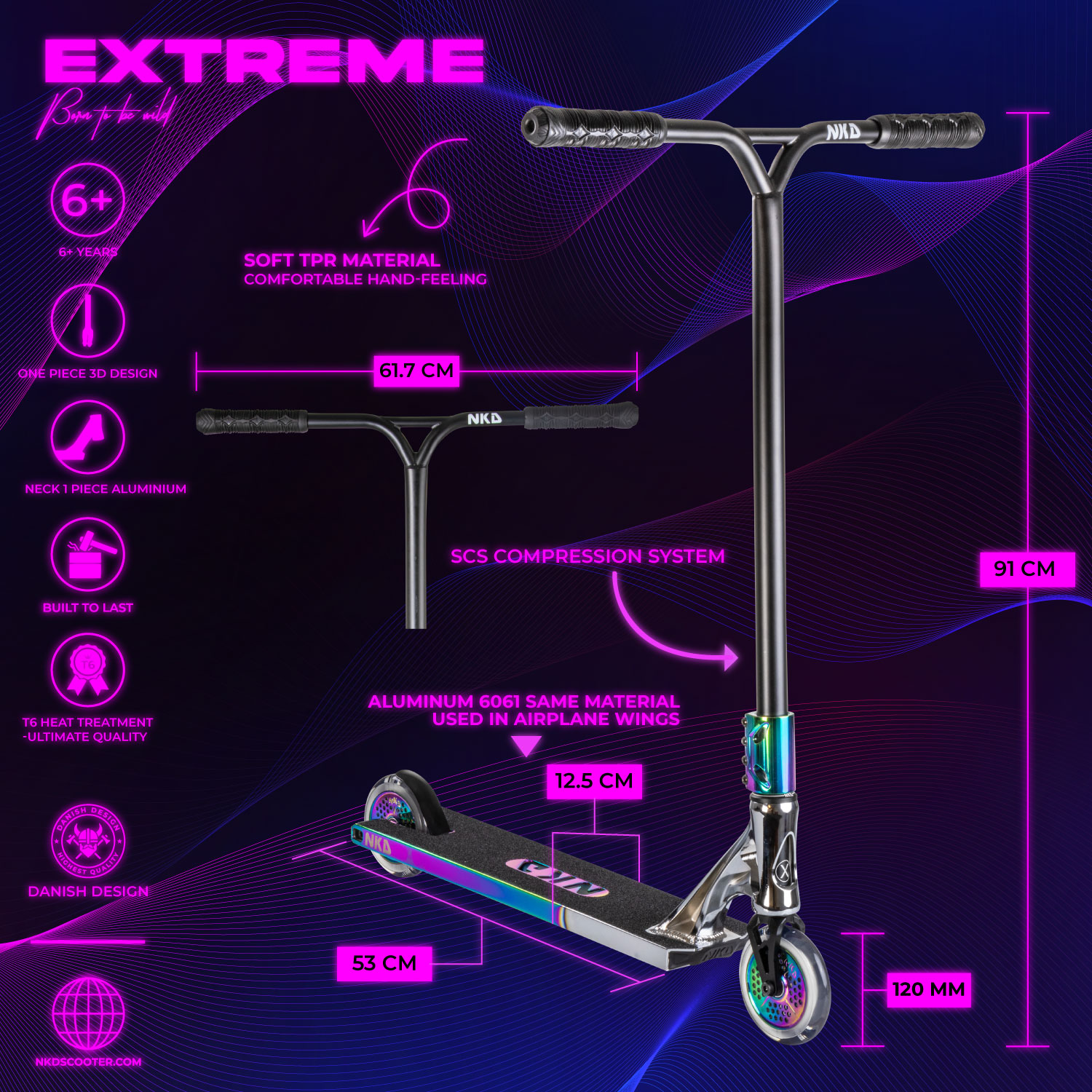 NKD Extreme Stunt Scooter