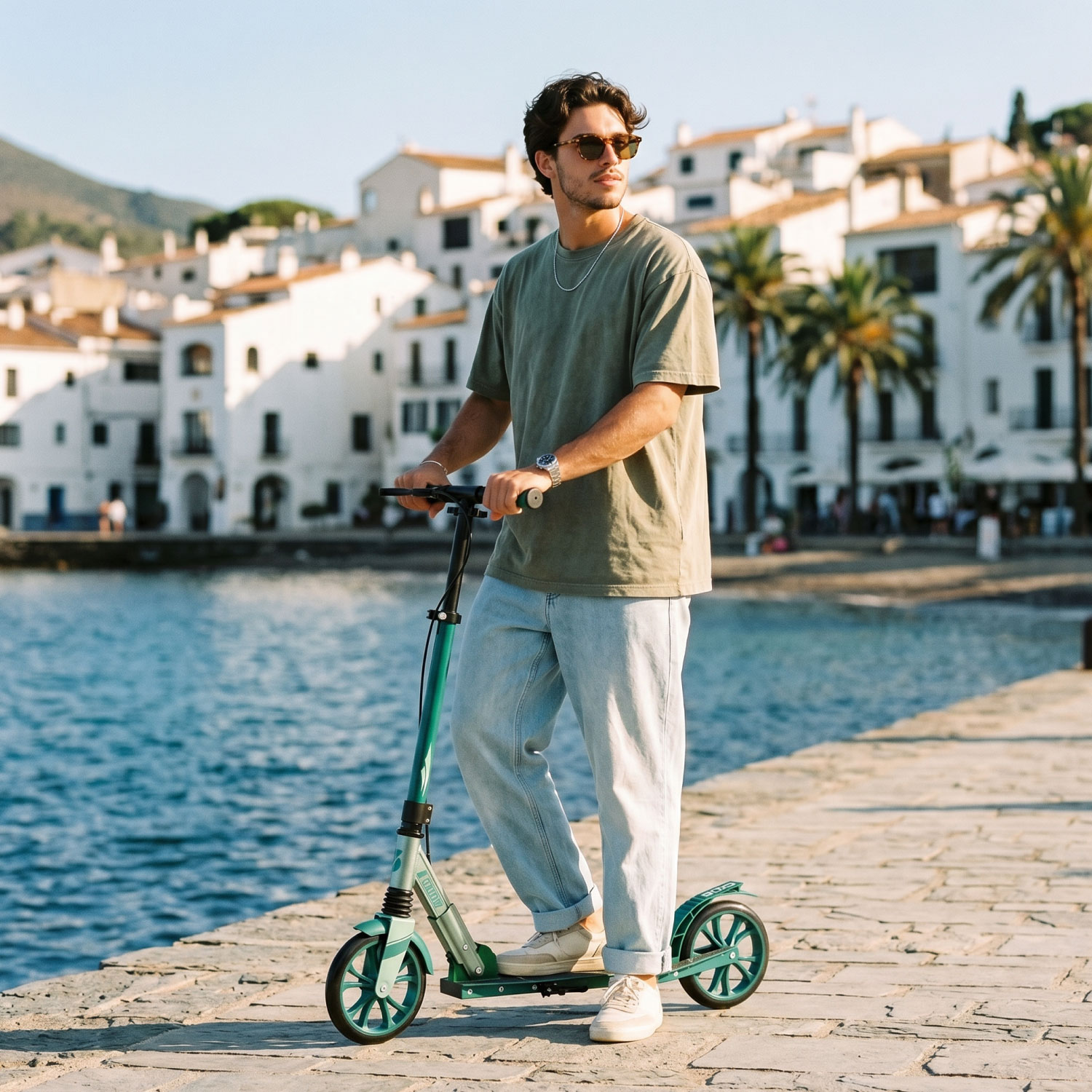 Story GlideX Elite Klappbarer Cityroller – Federung und Handbremse