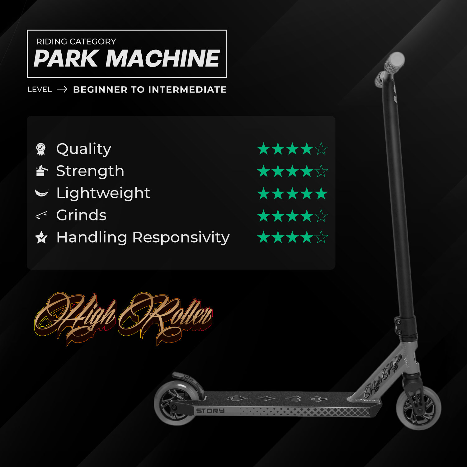 Story High Roller Air Stunt Scooter