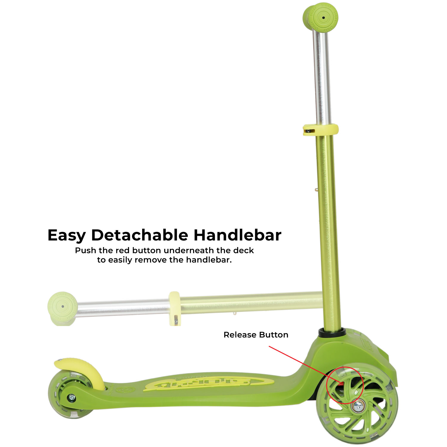Story MoveLite 3-Rad LED-Kinderroller