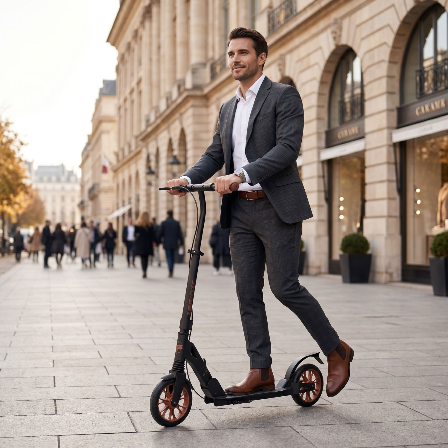 Story Transit X Cityroller mit doppelter Federung + Scheibenbremse