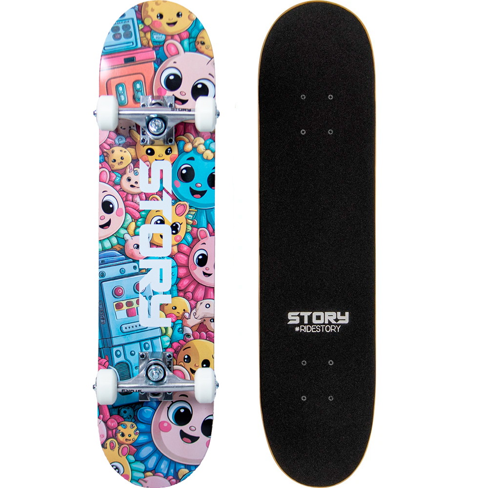 Story 7" Skateboard - Multi