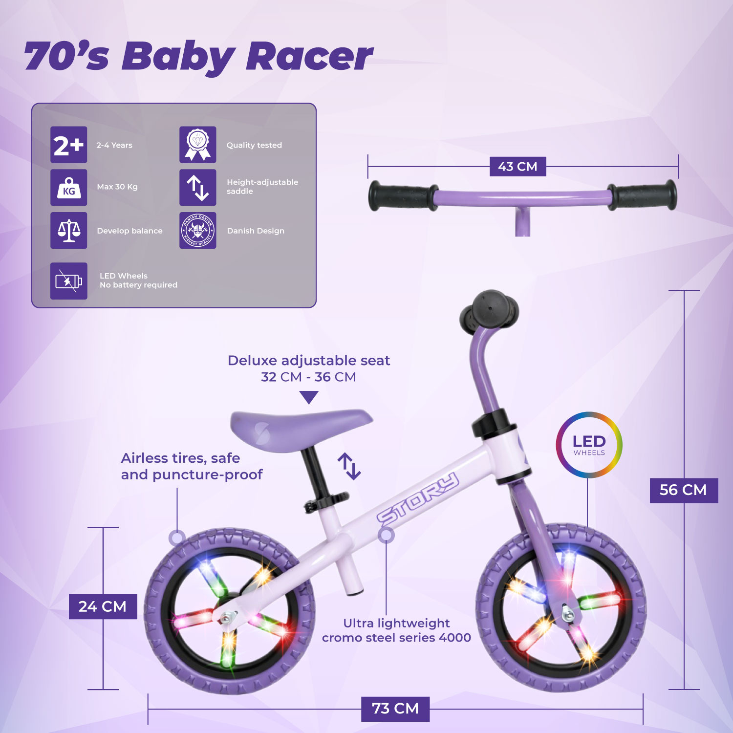 Story 70's Baby Racer Laufrad