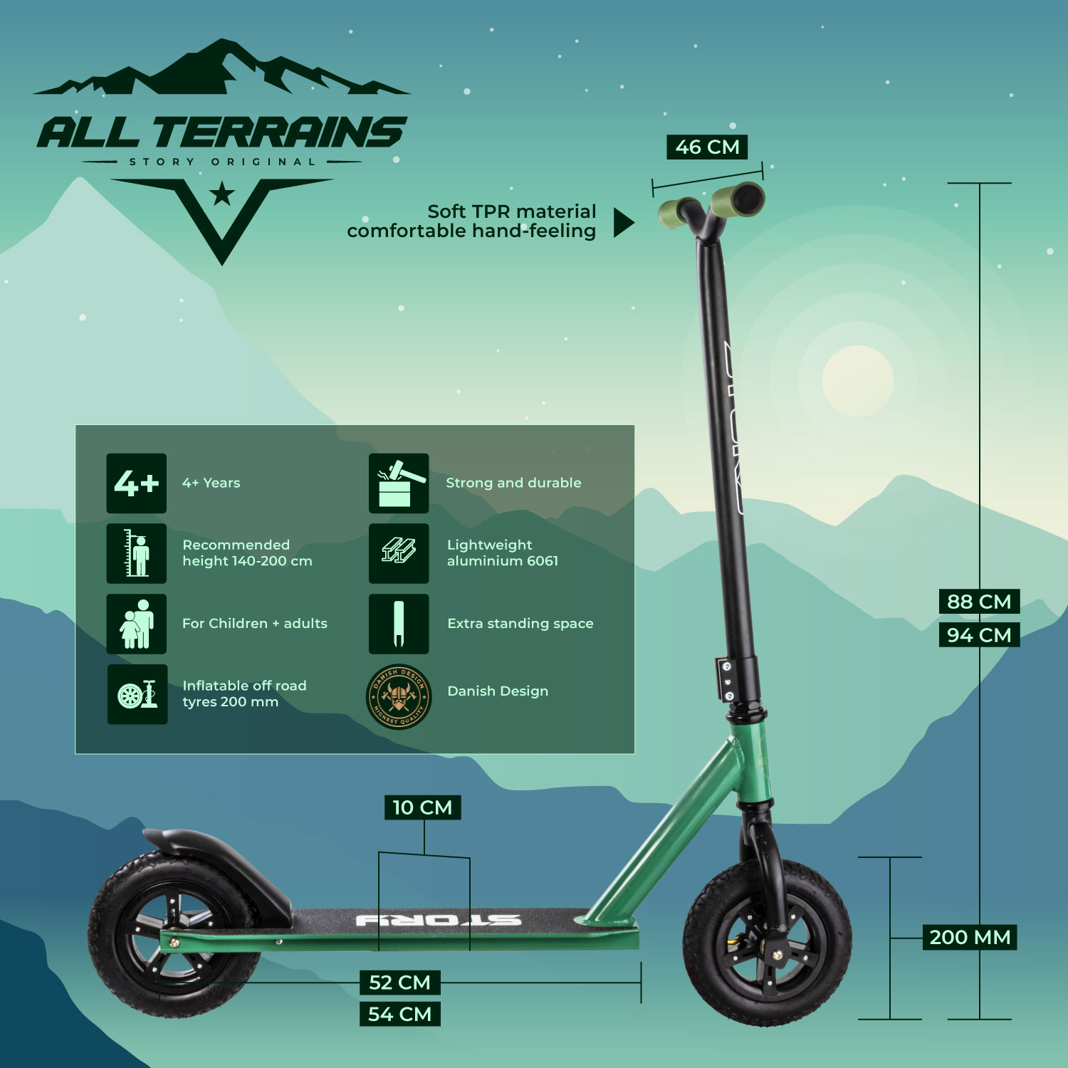 Story All Terrains Dirt Scooter