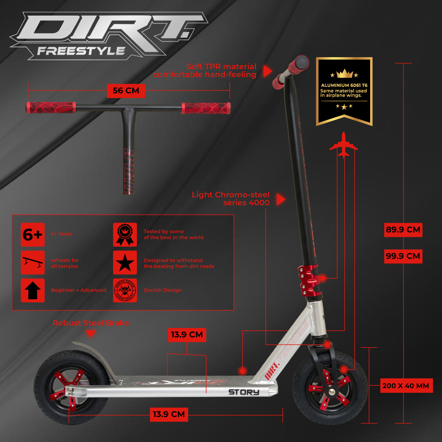 Story Dirt Freestyle Scooter - OUTLET