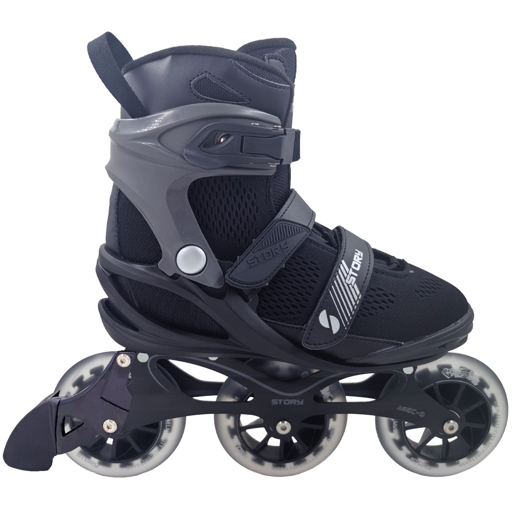 Story Epic Inline Skates - Ganzschwarz - 35