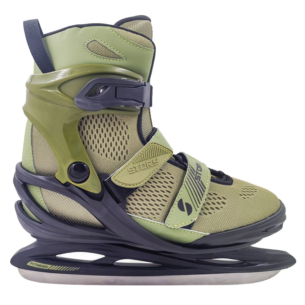 Story Fitness Schlittschuhe - Olive - 35