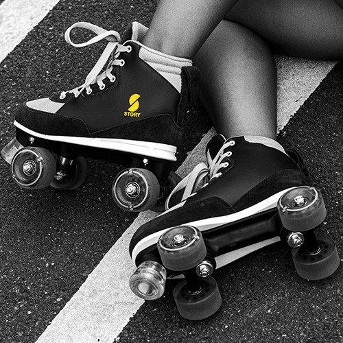 Side-by-Side Rollschuhe