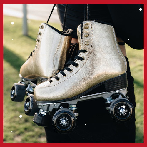 Side-by-Side Rollschuhe